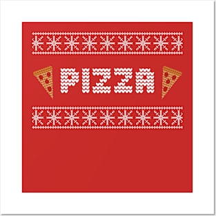 Christmas Pizza Posters and Art